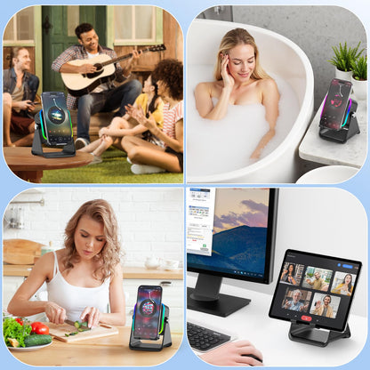 Buy 2 Save 15% Off - 5-in-1 Bluetooth Speaker with Phone Stand