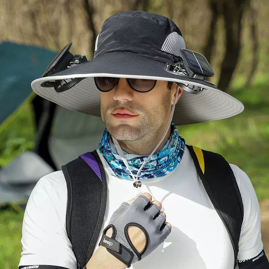 😎 Solar-Powered Cooling Hat 🌞Keeps You Chill❄️