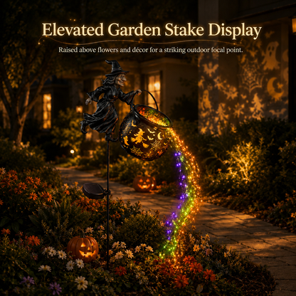 🎉 Halloween Early Bird Special Sale 49% OFF-🧙‍♀️Halloween Witch Cauldron Garden Light