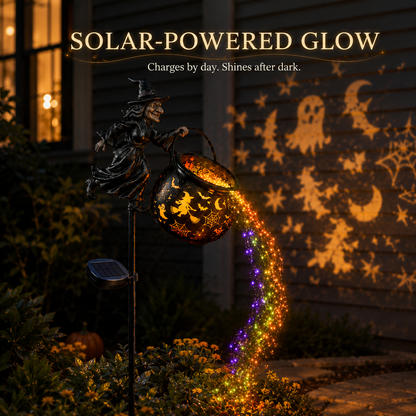 🎉 Halloween Early Bird Special Sale 49% OFF-🧙‍♀️Halloween Witch Cauldron Garden Light