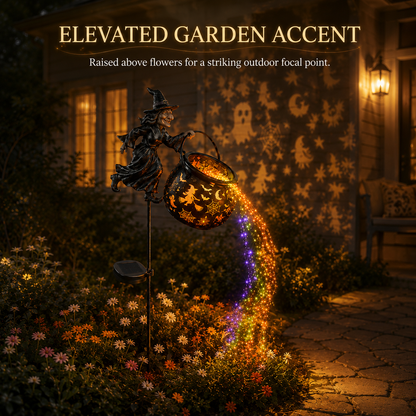 🎉 Halloween Early Bird Special Sale 49% OFF-🧙‍♀️Halloween Witch Cauldron Garden Light