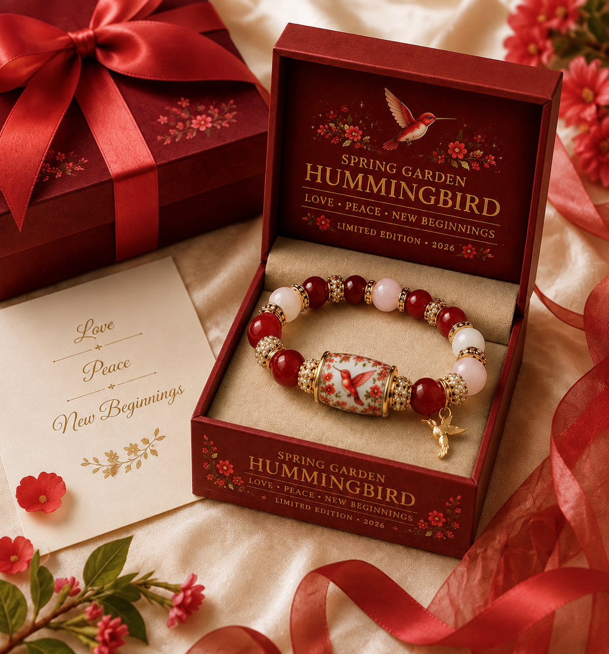🔥Hot Sale 49% off🌿 Love, Peace & Spring Blessings 💖 | 2026 Limited Edition Bracelet
