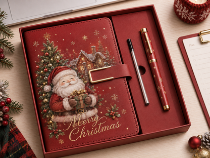Festive Journal & Pen Gift Set – Halloween & Christmas Collection