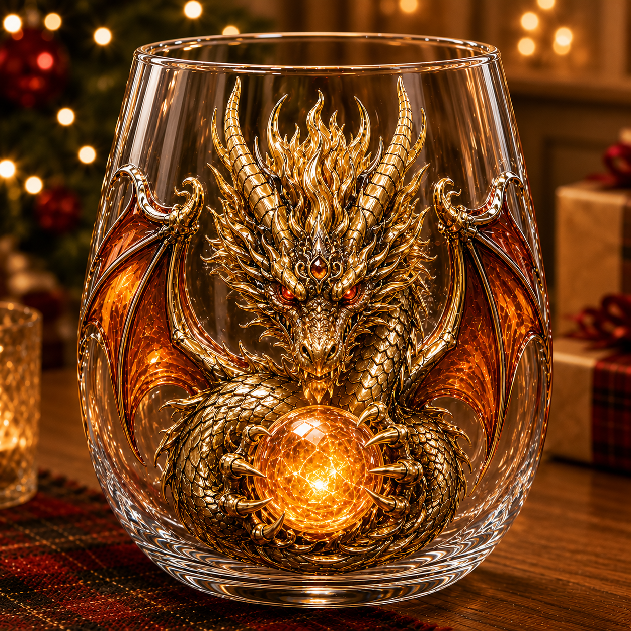🐉 Dragon Legacy 3D Dragon Decanter & Glass Gift Set | Raised Fantasy Barware, Collector’s Display & Legendary Gift 🎁