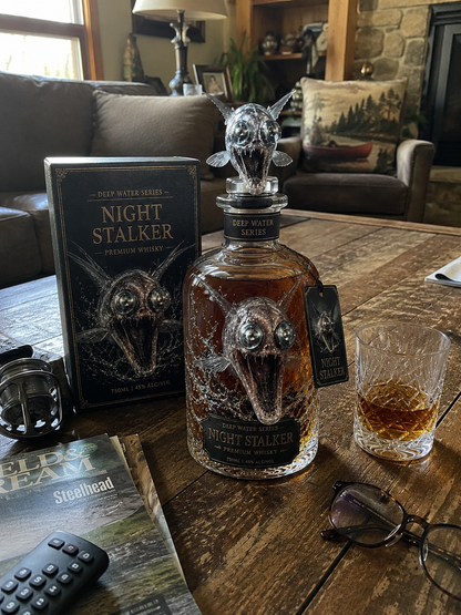 🌊 Night Stalker Deep-Sea Whiskey Decanter – 3D Collector Bottle