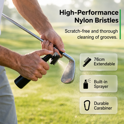 🔥 Hot Sale⛳ Golf Club Cleaning Kit — Brush, Spray Bottle & Microfiber Towel