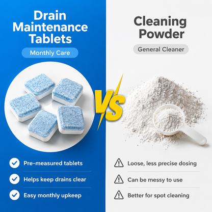 💥 50% OFF Today | Drain Cleaning Tablets 12 Pack 🫧 For Sinks, Showers & Washing Machines