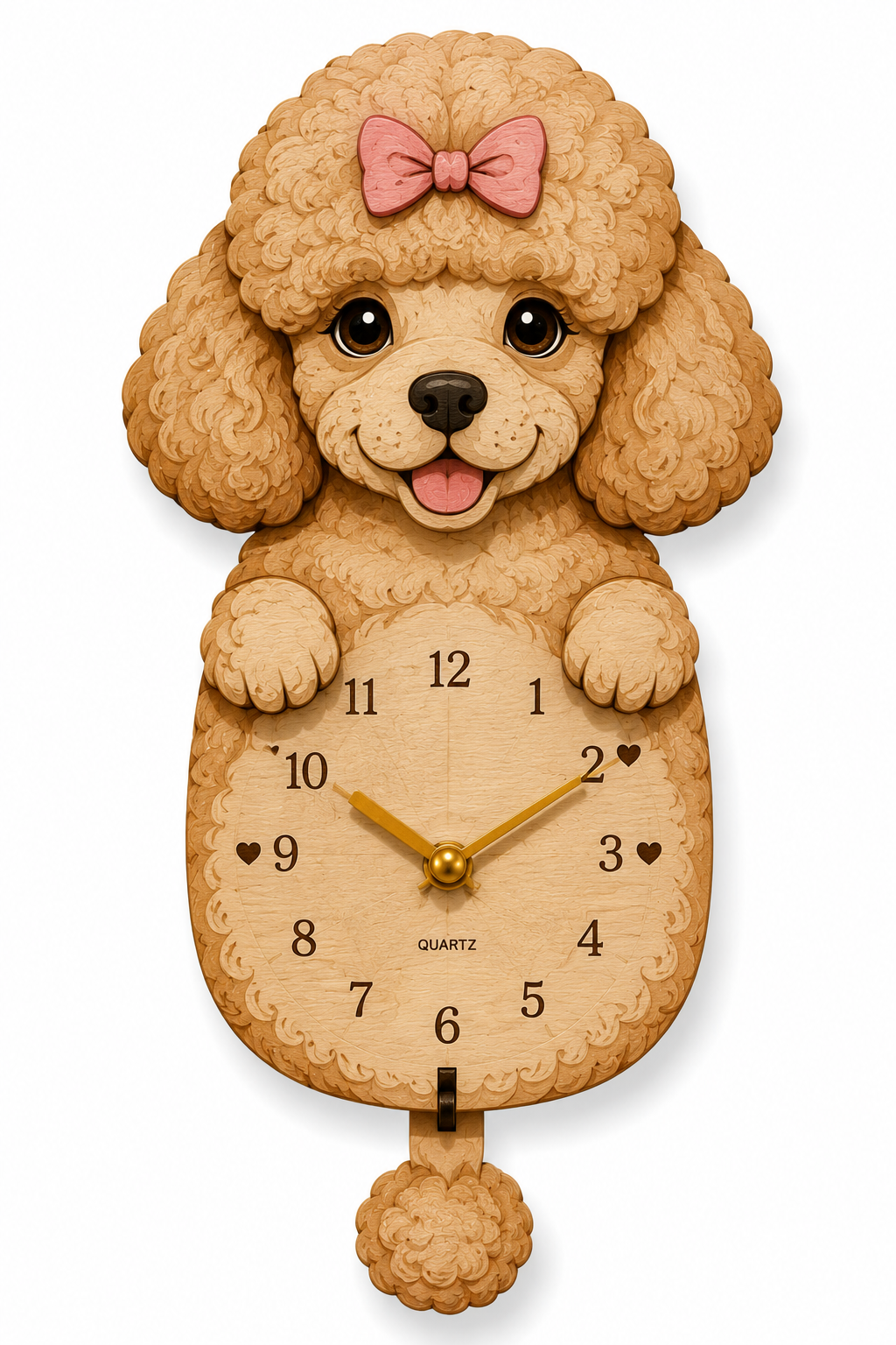 🔥Last Day 50% OFF – Swing Tail Dachshund Wooden Wall Clock 🐶
