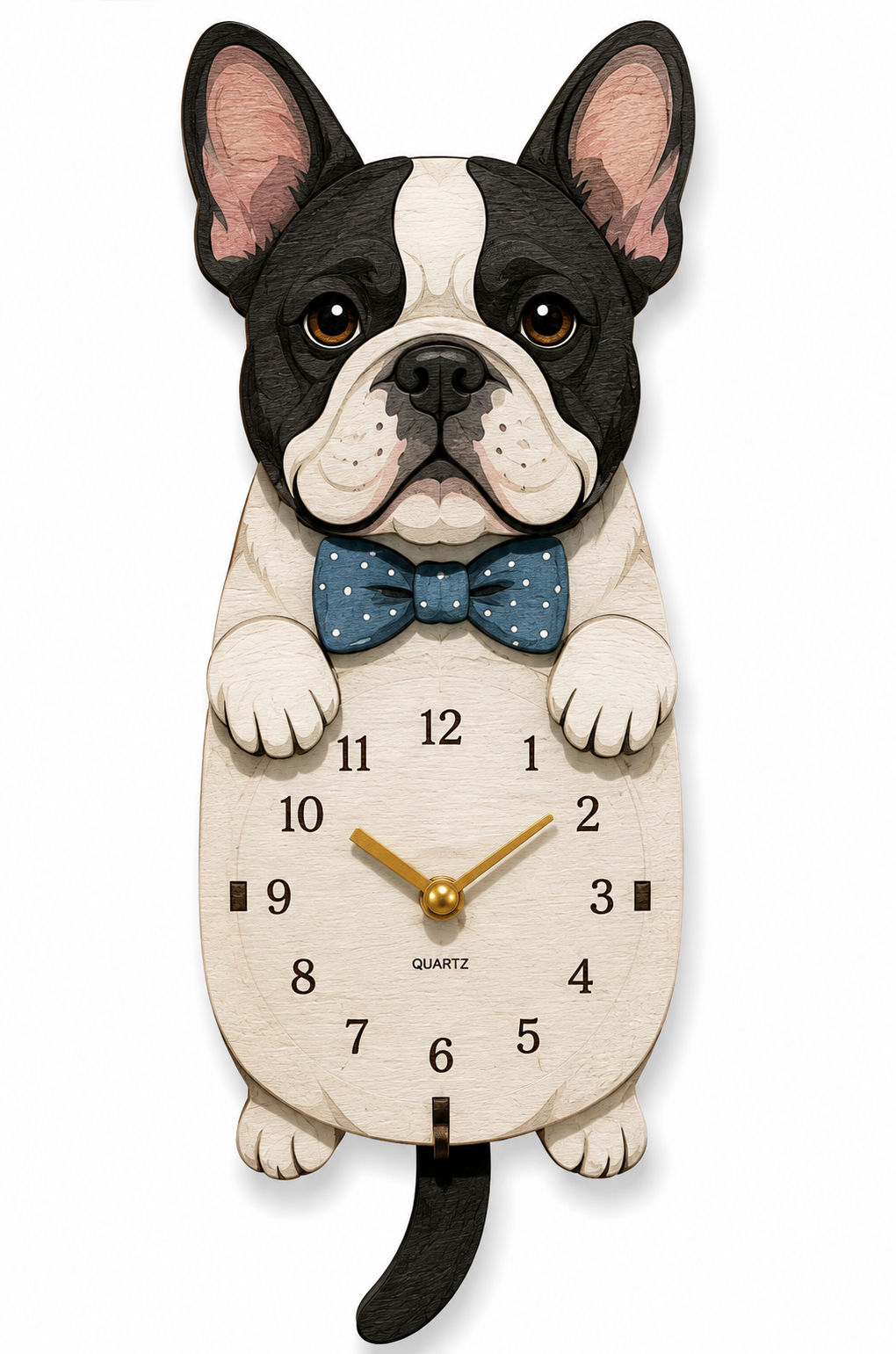 🔥Last Day 50% OFF – Swing Tail Dachshund Wooden Wall Clock 🐶