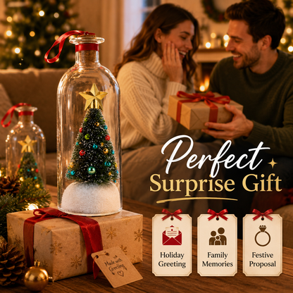⏰Hot Sale 50% Off - Recordable Christmas Tree Message in a Bottle