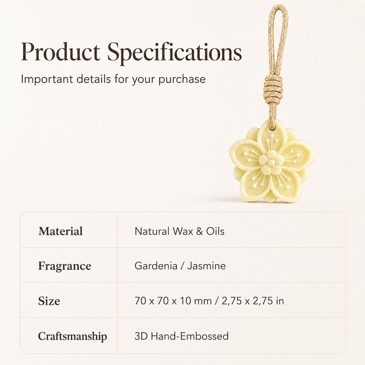 🔥🔥Buy 3 Get 5 Free🔥🔥-Hanging Gardenia Scented Wax Block 🌸