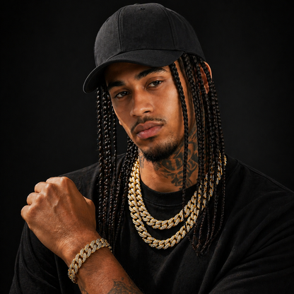 🎉 Limited-Time 50% OFF | Hip-Hop Punk Baseball Cap with Braided Dreadlock Wig 🧢 Adjustable Snapback