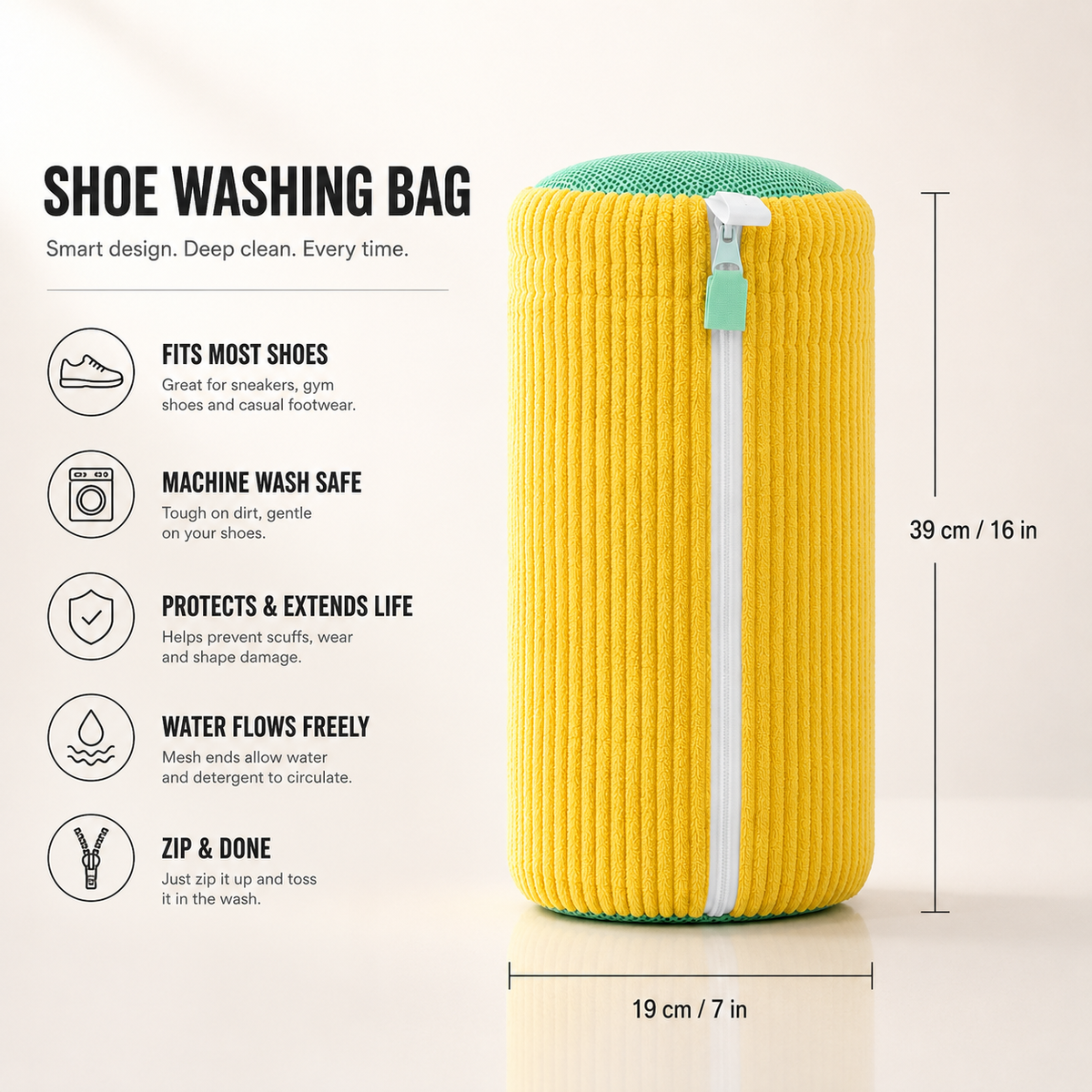 🔥2026 Hot Sale✨Shoe Cleaning Bag for Washing Machine
