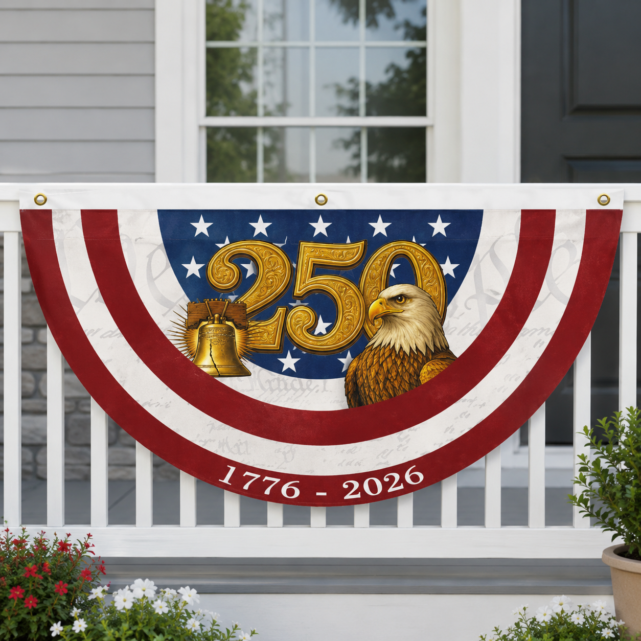 🦅🎆 Patriotic Best Seller  USA 250th Anniversary Flag Banner – Honor the American Spirit