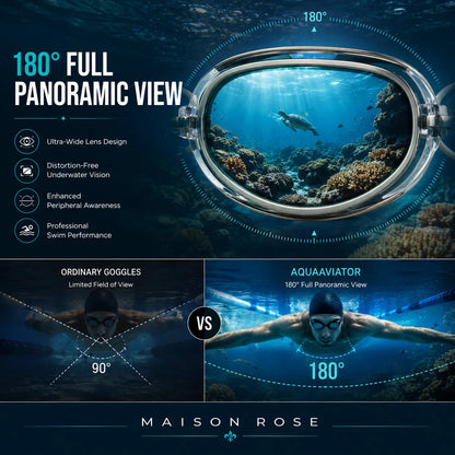 🏊 AquaAviator | Anti-Fog Goggles for Clear Underwater Vision