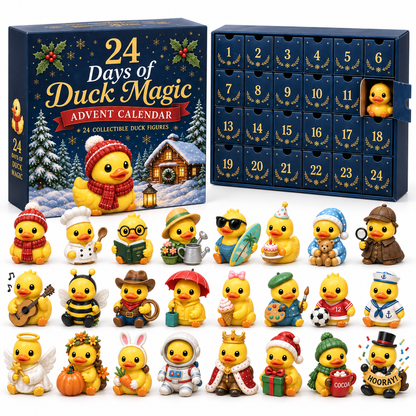 🐥 24 Days of Duck Magic Advent Calendar – 24 Collectible Christmas Duck Surprises