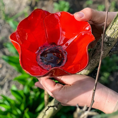 🔥 50% Off🔥Handmade Metal Flower Garden Stake🐦