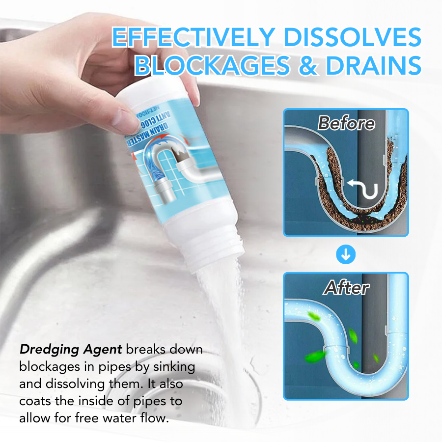 🌊 Pipeline Dredging Agent-Unclog Your Drains Fast ✅