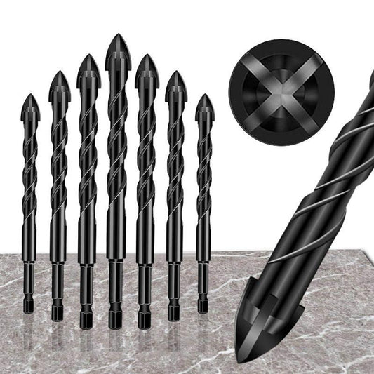 High-strength Four-edge Cross Drill Bit Set - clarioy