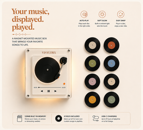VinylTrix™ Music Box