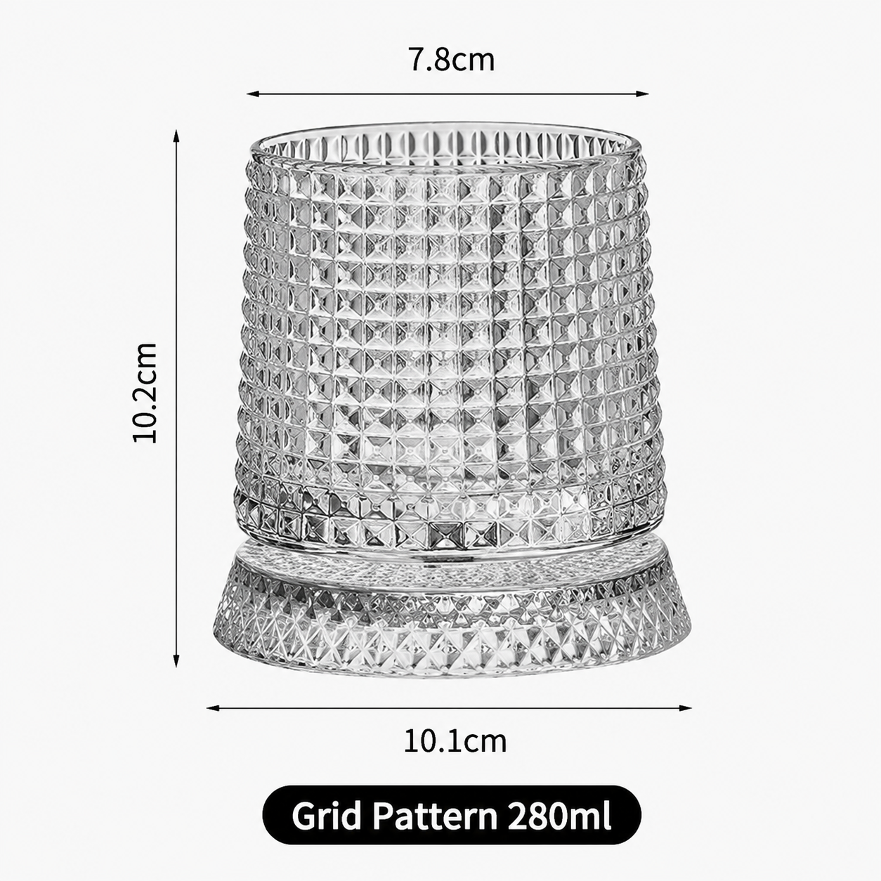 🥛💎360° Rotating Whiskey Glass Tumbler