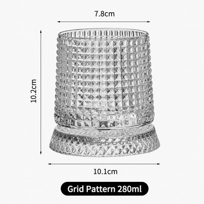 🥛💎360° Rotating Whiskey Glass Tumbler