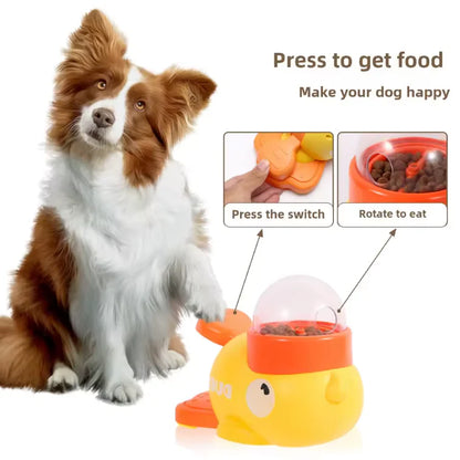🎉Last Day 50% OFF⏰️ Puzzle Treat Dispenser, Interactive Duck-Shaped Enrichment Toy for Cats and Dogs