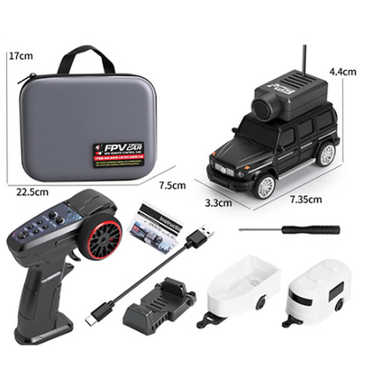 1:64 Mini FPV RC Camera Car – Live Video, App Control & High-Speed Racing