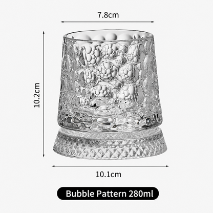 🥛💎360° Rotating Whiskey Glass Tumbler