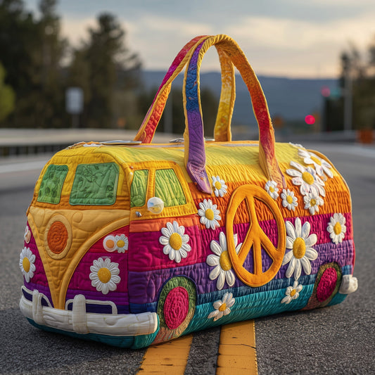 Hippie Journey Quilted Duffle Bag YS4