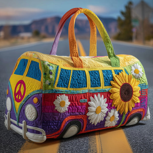 Hippie Journey Quilted Duffle Bag YS12