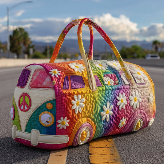 Hippie Journey Quilted Duffle Bag YS13