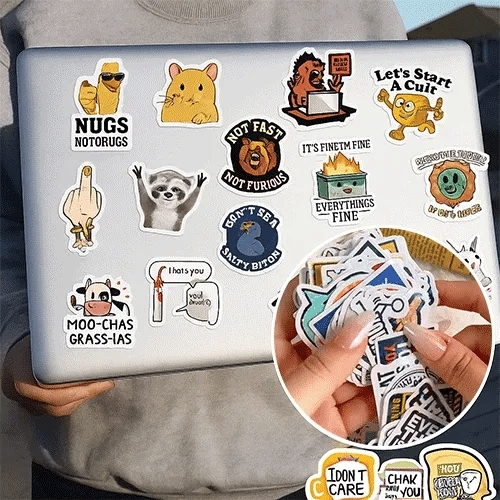 🎨💥 GET 50% OFF NOW! 130-Piece Funny Graffiti Stickers