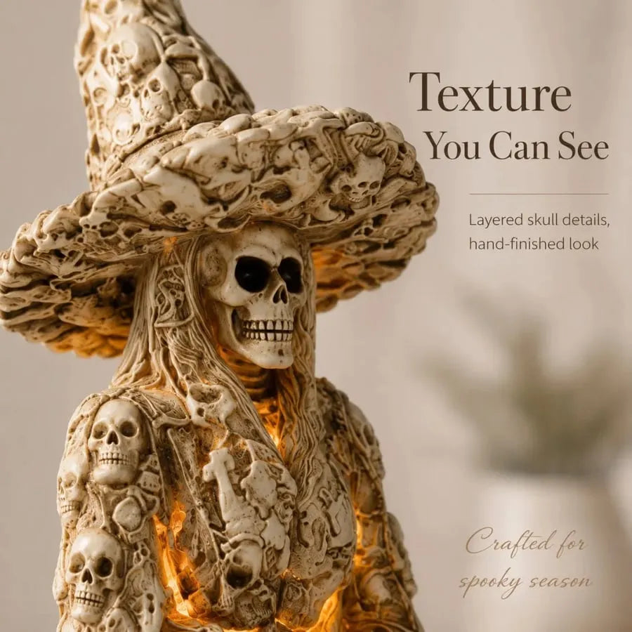 🔥Flash Sale 50% OFF-Skeleton Witch Ornament(🎁BUY 2 FREE SHIPPING)