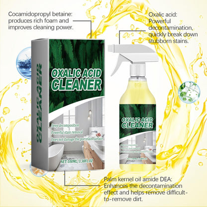 ✨✨ Buy 3 Free 2 - 🚽 Oxalic Acid Cleaner, Multipurpose Stain Remover Spray for Bathroom