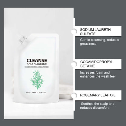 🔥Last Day 50% OFF The Holy Grail of Hair Care: Rosemary Foam Shampoo