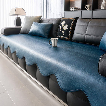 💎 Premium Sofa Seat Protector✨ Waterproof Faux Leather Cover for Everyday Protection