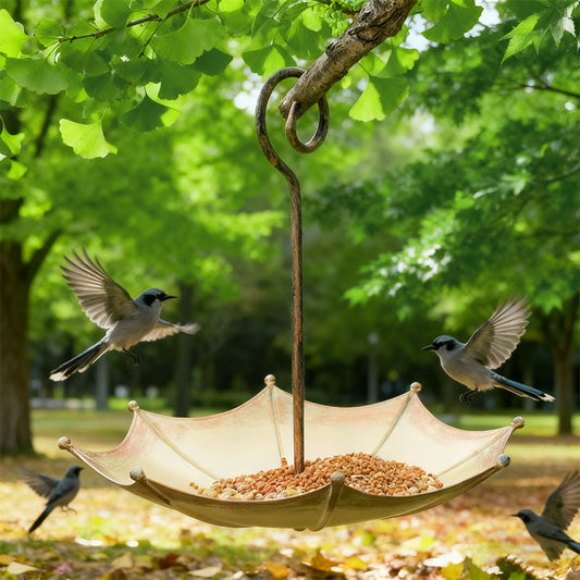🐦 Mini Umbrella Bird Feeder — Whimsical Garden Charm 🔥