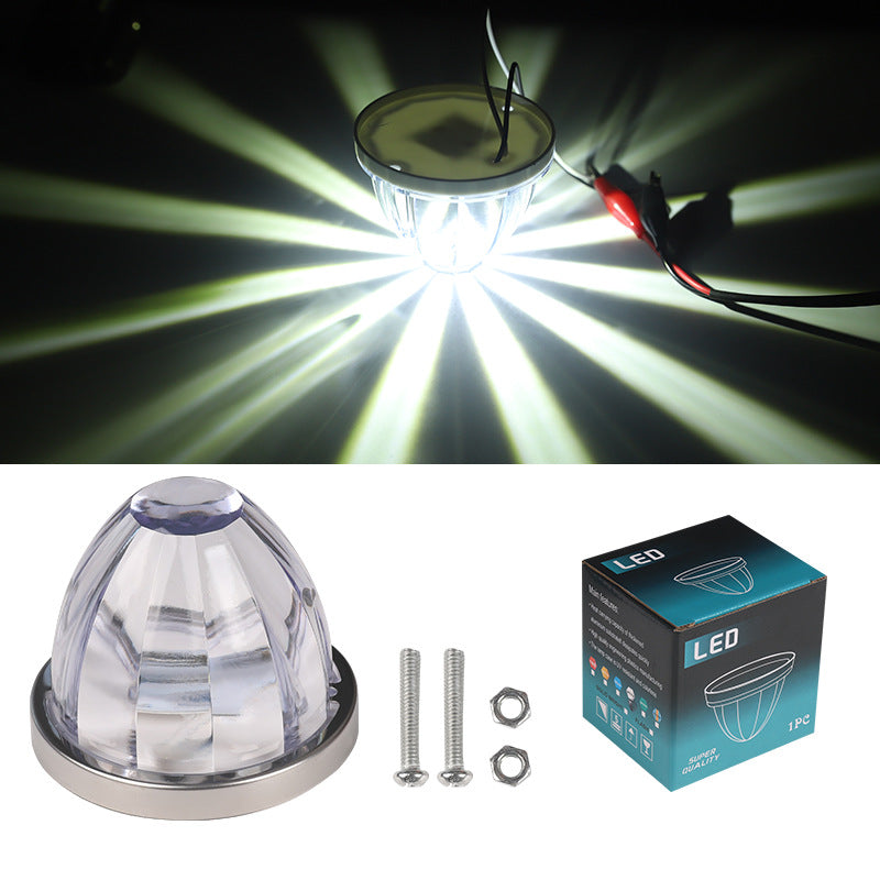 LED Watermelon Light Indicator Side Marker Signal Light Suitable For All Trucks, Trailers, Construction Vehicles, Pickup Trucks, Off-Road Vehicles, Etc.