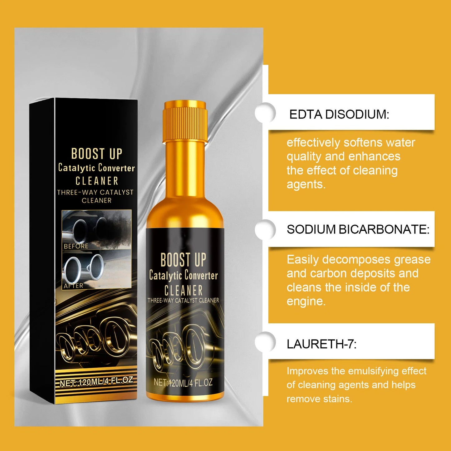 🔥Hot Sale🔥Car Three-Way Catalytic Converter Cleaner