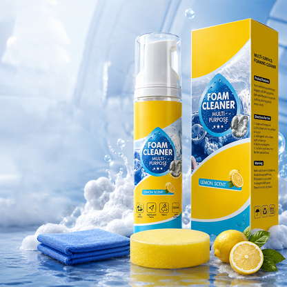 🥳2026 HOT SALE💥Heavy Duty 4 in 1 Multi Enzyme Foam Cleaner Spray ✨🫧Deep Clean Car, Kitchen, Bathroom & Sofa