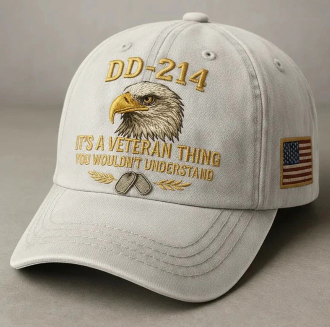 🔥Hot Sale🎖️DD-214 Veteran 3D Embroidered Cap - “IT'S A VETERAN THING YOU WOULDN'T UNDERSTAND”