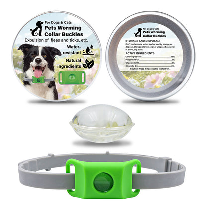 🔥Season Hot Sell! 🐾 Summer Essential Natural Flea & Tick Pendant for Dogs & Cats