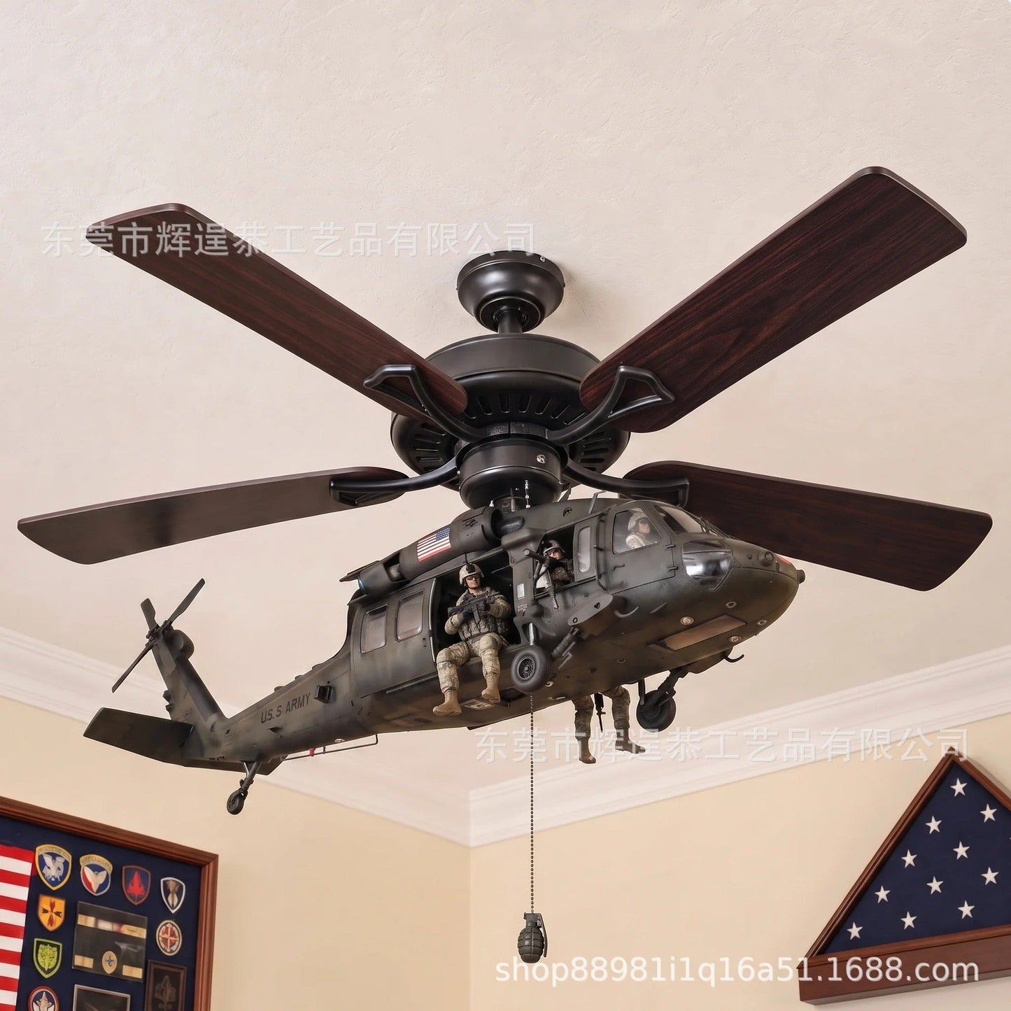 🚁Helicopter Ceiling Fan Attachment Kit – Decorative Ceiling Fan Accessories for Home & Room Decor