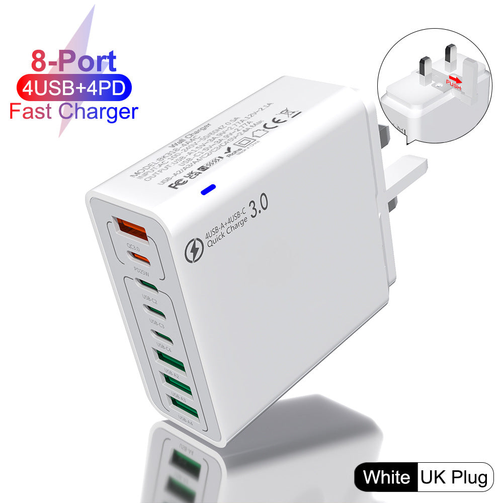 🔥🔥8 in 1 Waterproof Ports USB Fast Charger