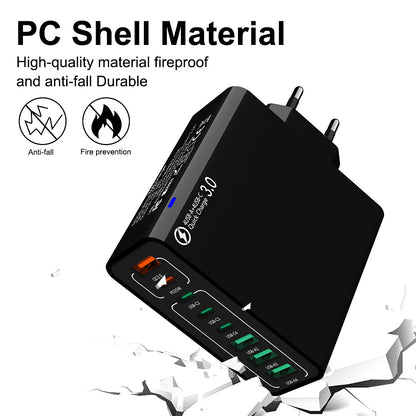 🔥🔥8 in 1 Waterproof Ports USB Fast Charger