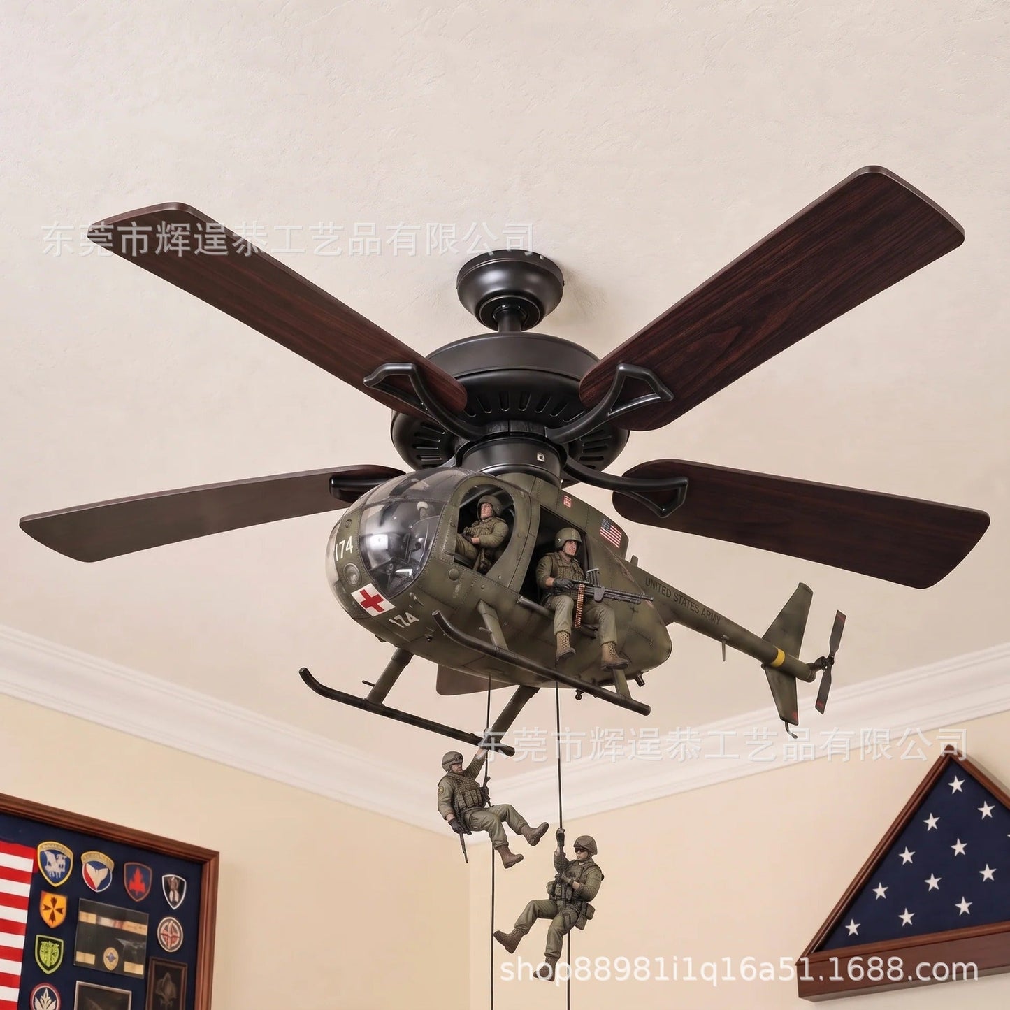 🚁Helicopter Ceiling Fan Attachment Kit – Decorative Ceiling Fan Accessories for Home & Room Decor