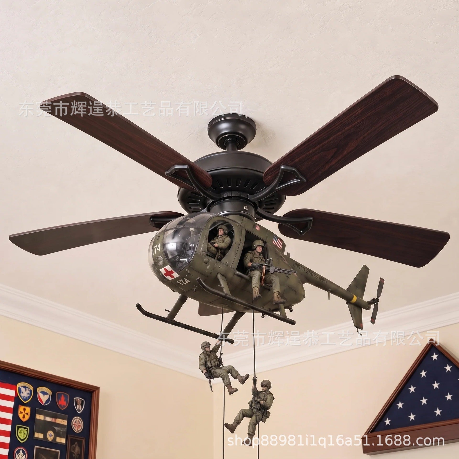 🚁Helicopter Ceiling Fan Attachment Kit – Decorative Ceiling Fan Accessories for Home & Room Decor