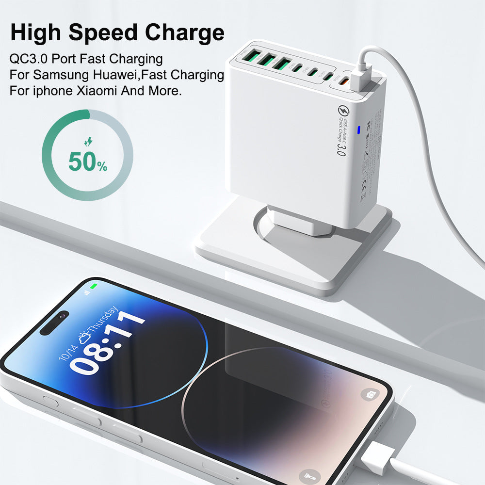 🔥🔥8 in 1 Waterproof Ports USB Fast Charger