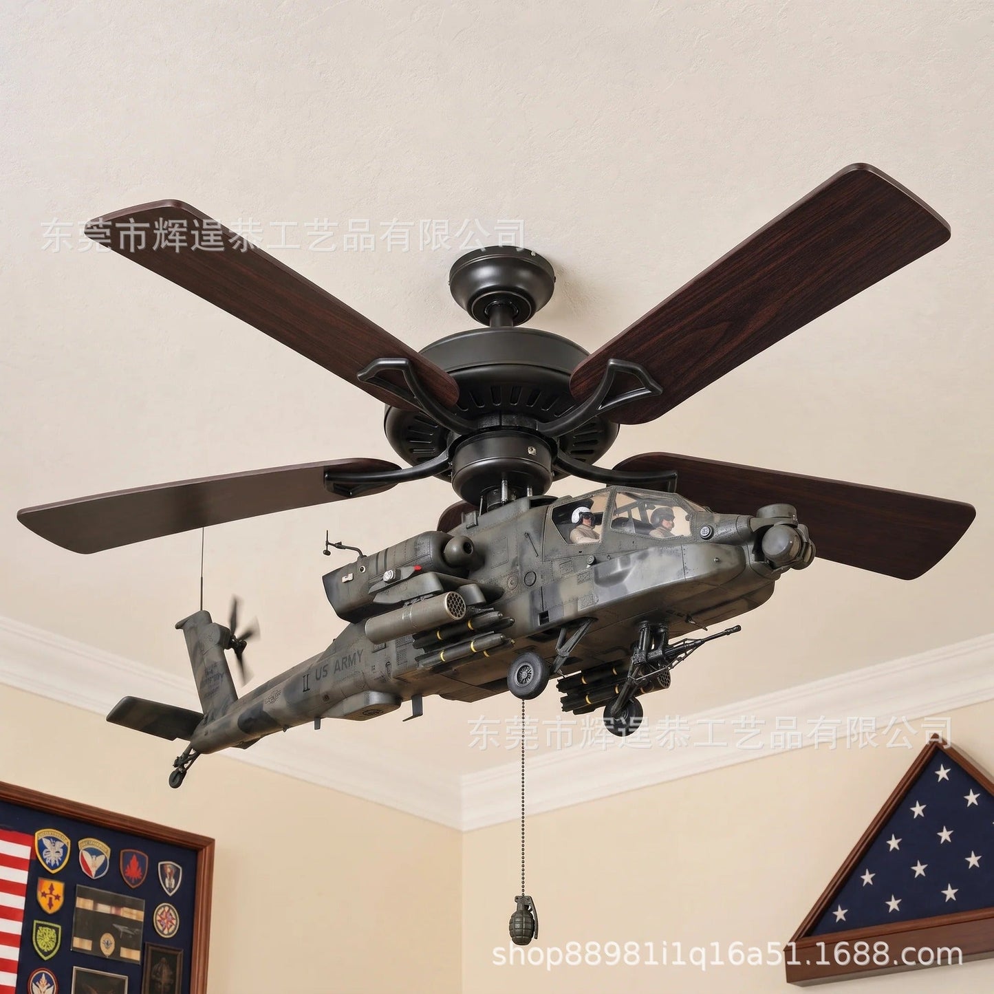 🚁Helicopter Ceiling Fan Attachment Kit – Decorative Ceiling Fan Accessories for Home & Room Decor